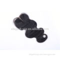 Elegant-wig brazilian body wave closure, peruvian virgin hair top closure Qingdao factory